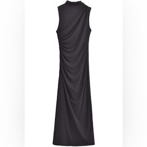 NWT Cider Cowl Neck‎ Sleeveless Ruched Dress Plus Size 1X